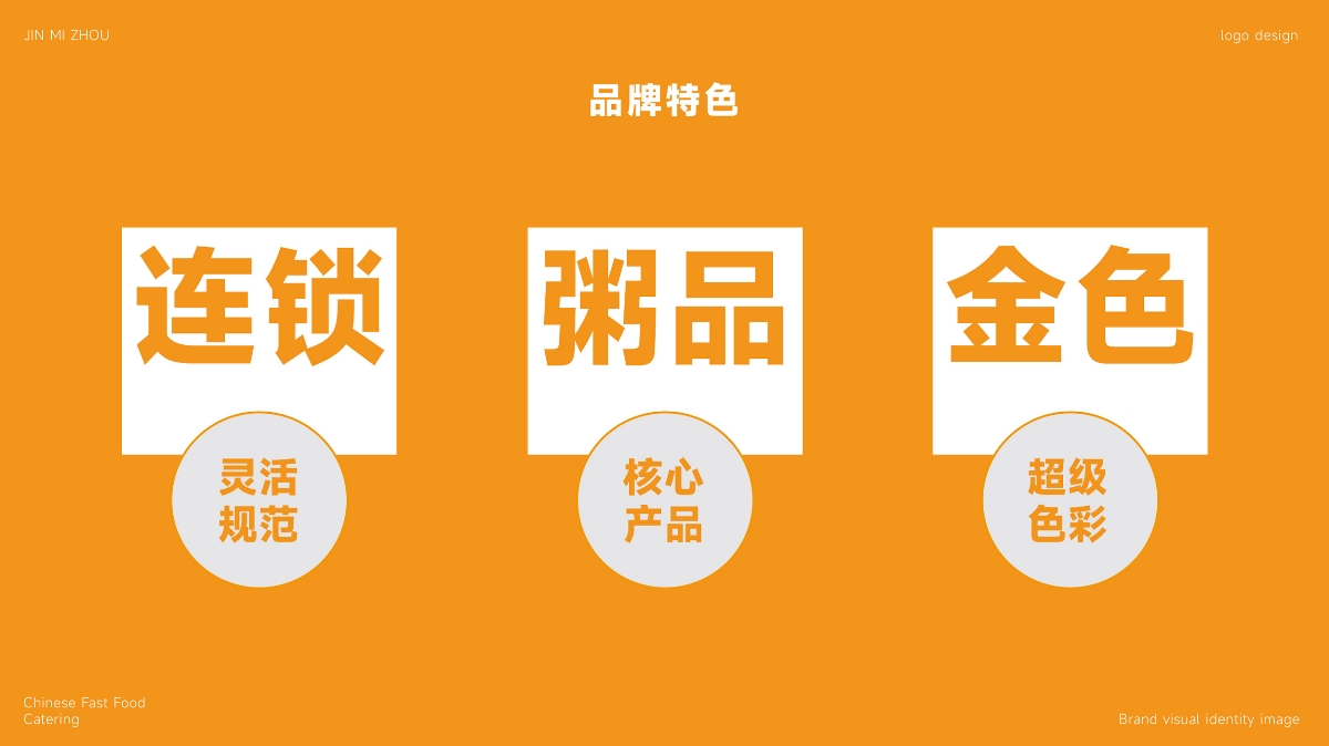 金米粥餐饮品牌LOGO设计｜粥铺 中式快餐 小吃LOGO设计