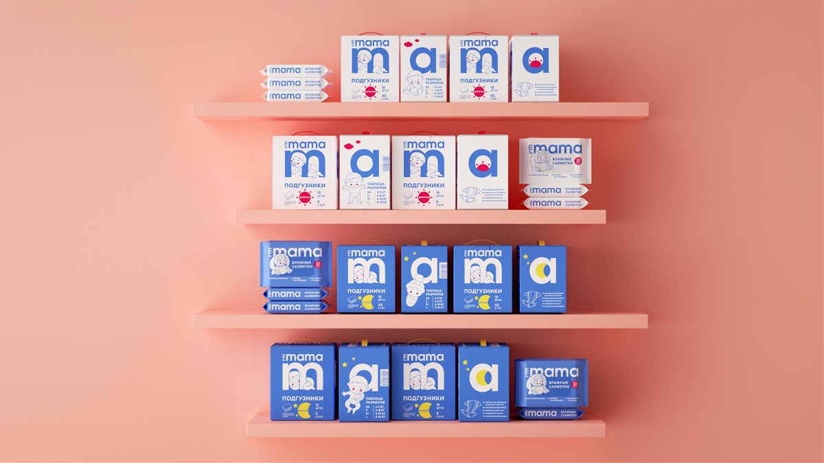 I`m Mama 婴儿用品包装设计欣赏
